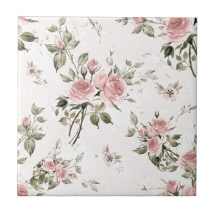 Shabby Chic, französisch chic, Vintag, blumenreic Fliese