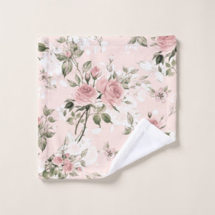 Shabby Chic, französisch chisch, Vintag, blumenrei Waschlappen