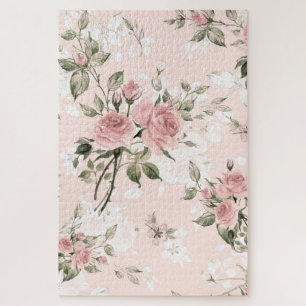 Shabby Chic, französischer Chic, Vintage, floral, Puzzle