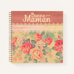 Shabby Chic French Großmutter Bonne-Maman Notizbuch