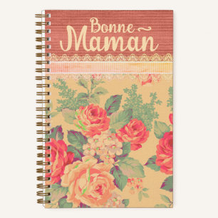 Shabby Chic French Großmutter Bonne-Maman Notizbuch