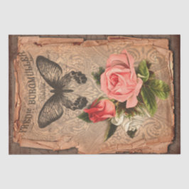 Shabby Chic für Vintage Beschriftungen/Anschlagwer Seidenpapier