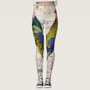 Shabby Chic-Hahn Leggings
