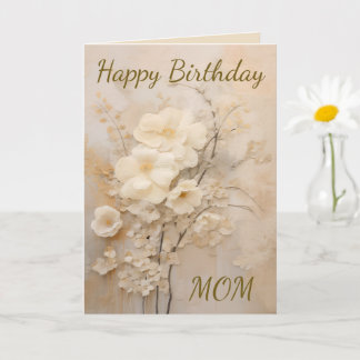 Shabby Chic Happy Birthday Lace Forget Me Not Karte