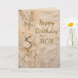 Shabby Chic Happy Birthday Lace Forget Me Not Karte