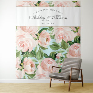 Shabby Chic Hochzeitskulisse Fotobox Wandteppich