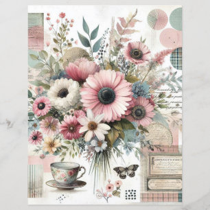 Shabby Chic-Hütte-Collage