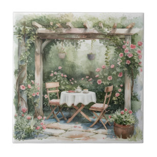 Shabby Chic Hütte Garden Keramik Tile Fliese