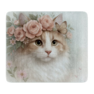 Shabby Chic Katzen-Schneidbrett Schneidebrett