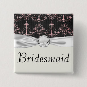 Shabby Chic Kronleuchter Mod Button schwarzer Dama