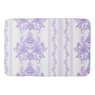 Shabby Chic, Lavendel, Handtuch, Blumenmuster, Vik Badematte