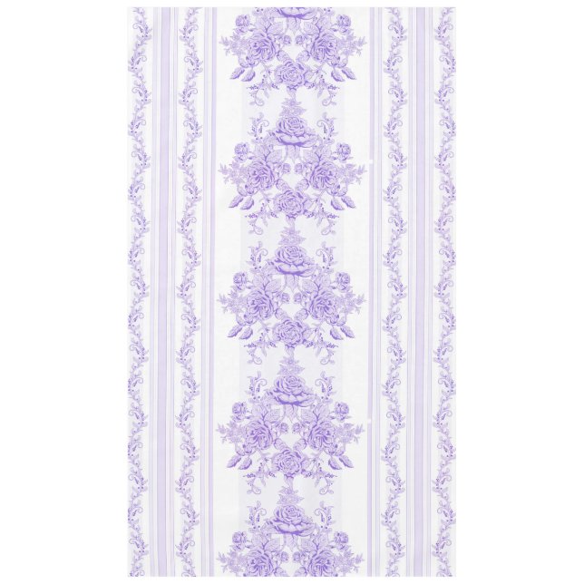 Shabby Chic, Lavendel, Handtuch, Blumenmuster, Vik Tischdecke (Vorderseite)