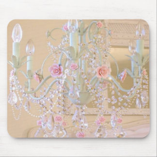 Shabby Chic-Leuchter-Mausunterlage Mousepad