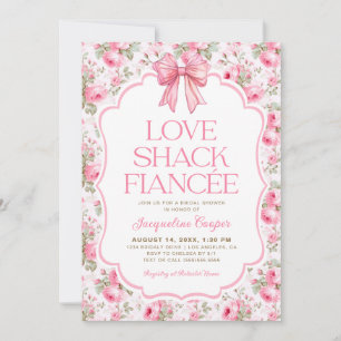 Shabby Chic Liebe Shack Fiancer Brautparty Einladung