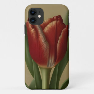 Shabby Chic Lovely Red Tulip Case-Mate iPhone Hülle