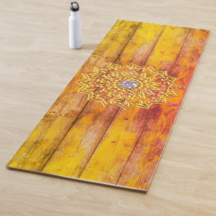 Shabby Chic-Mandala-Edelstein-Yogamat Yogamatte