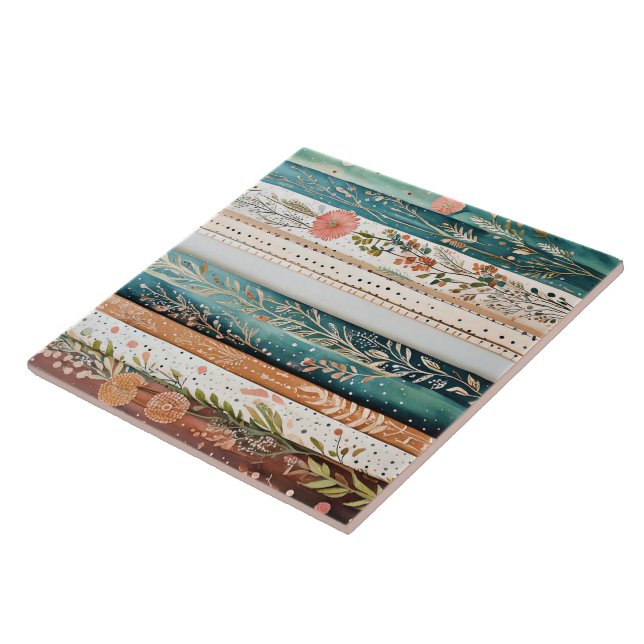 Shabby Chic-Mischmuster Fliese (Seite)