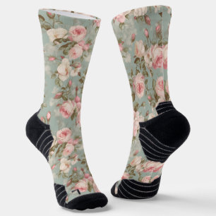 Shabby Chic Muster Vintag Socken