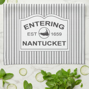 Shabby Chic Nantucket unterzeichnen herein Handtuch