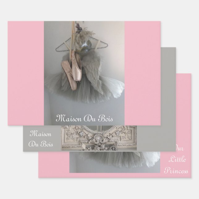 Shabby Chic-Packpapier Geschenkpapier Set (Set)