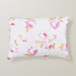 Shabby Chic Pale Pink Rose Kissen