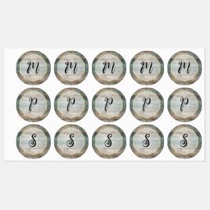 Shabby Chic Pastel Wood Etiketten