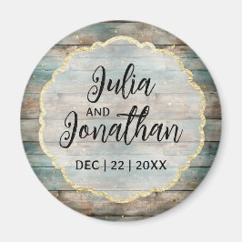 Shabby Chic Pastel Wood Magnet