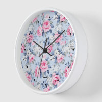 Shabby Chic Pastellrosa Rosenmuster
