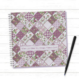 Shabby Chic Patchwork Quilt Notizbuch