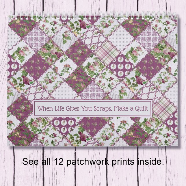 Shabby Chic-Patchwork-Quilt-Wall-Kalender Kalender (Von Creator hochgeladen)
