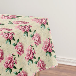 Shabby Chic Pink Gardenias Tischdecke