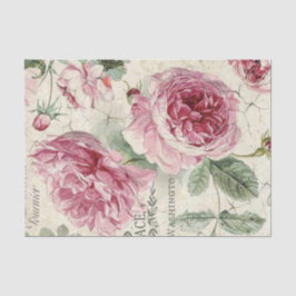 Shabby Chic Pink Serie Design 13 Seidenpapier