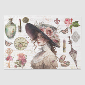 Shabby Chic Project Tissue Paper Seidenpapier