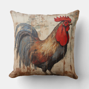 Shabby Chic Rooster Kissen