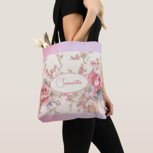 Shabby Chic rosa Blumenmuster