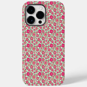 Shabby Chic Rosa Blumenmuster Case-Mate iPhone 14 Pro Max Hülle