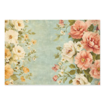 Shabby Chic Rosa Gelb Vintag antike Florenz