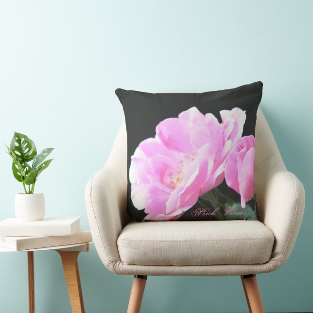 Shabby Chic Rosa Rose Kissen (Stuhl )