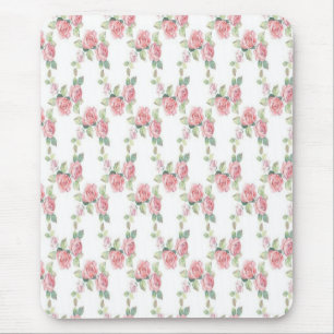 Shabby Chic Rosa Rose Mousepad