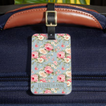 Shabby Chic Rosa und Blaue Hütte Rose und Blume