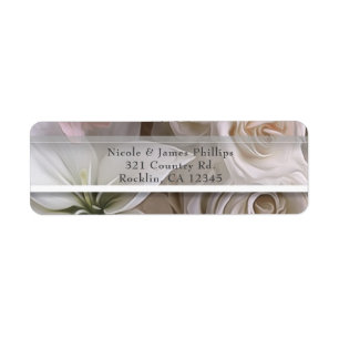 Shabby Chic Rose Florale Hochzeitsshower-Einladung