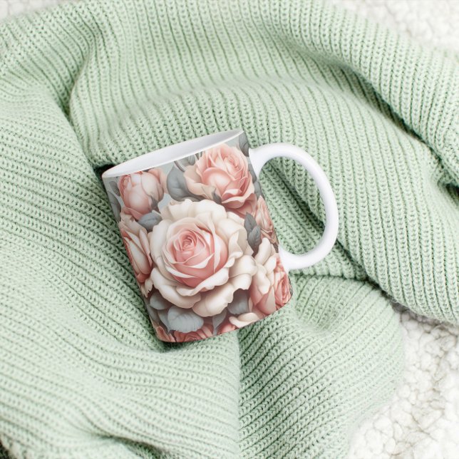 Shabby Chic Rose Freude Kaffeetasse (Von Creator hochgeladen)