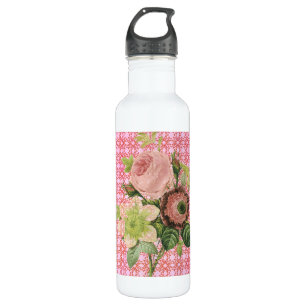 Shabby Chic-Rose Trinkflasche