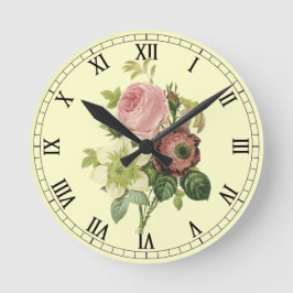 Shabby Chic-Rose Uhr