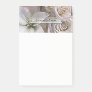 Shabby Chic Rosen Blumen Rustikale Blumen Benutzer Post-it Klebezettel