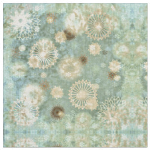 Shabby Chic-Schneeflocke-Gewebe Stoff