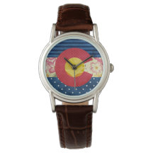 Shabby Chic | Staatsflagge Colorado