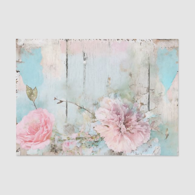 Shabby Chic-Traumfeuer-Pastellpapier Seidenpapier (Vorderseite)