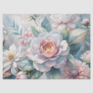 Shabby Chic Vintag Inspiriert Pastel Floral Seidenpapier