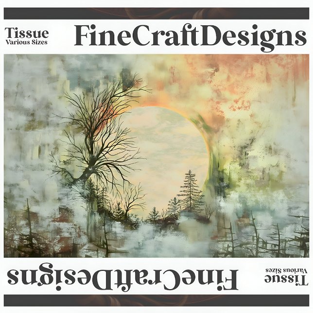 Shabby Chic Vintage Landschaft A3L Dekoration Seidenpapier (Von Creator hochgeladen)